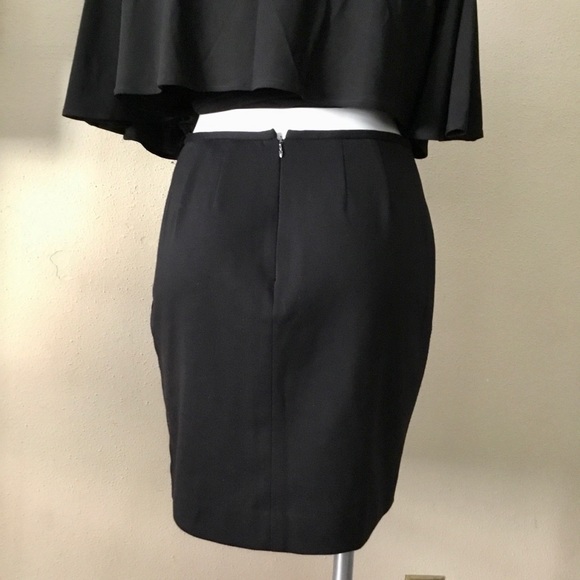 Calvin Klein pencil skirt with faux hip zippers - Picture 6 of 7